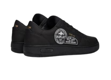 Replay Epic M Badges Lace-Up Sneakers Black - Image 2