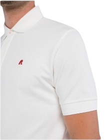 Replay Regular-Fit Polo Shirt with Embroidery White - Image 3