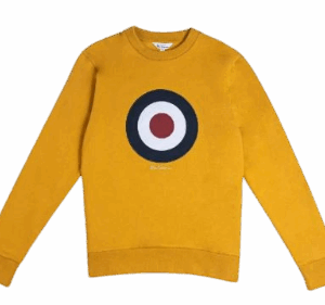 Ben Sherman Target EMB Crew Fleece Dijon