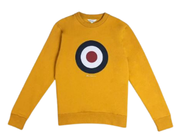 Ben Sherman Target EMB Crew Fleece Dijon