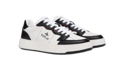 Replay Kai Action Sneaker Black White - Image 2