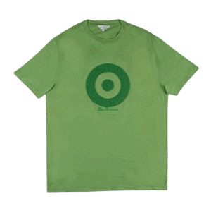 Ben Sherman Target Towelling Applique Tee - Piquant Green