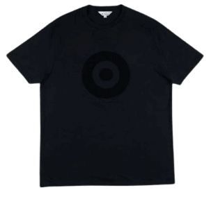 Ben Sherman Target Towelling Applique Tee - Black
