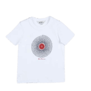Ben Sherman Kids Sound Waves Tee White