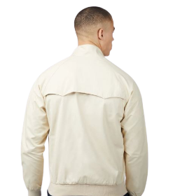 Ben Sherman Signature Harrington Jacket - Cream - Image 2