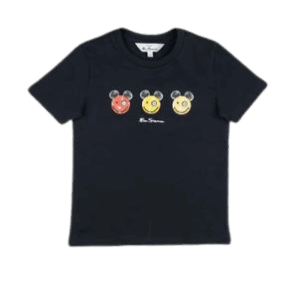 Ben Sherman Kids Happy Bears Tee - Black