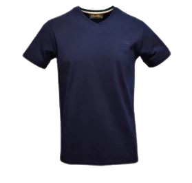 Vialli Bold V-Neck T-Shirt Navy