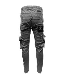 Vialli Joey Cargo Pants Grey - Image 2