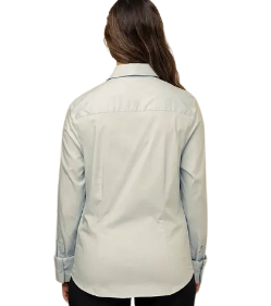 Polo Women's Giselle Long Sleeve Shirt Light Blue - Image 2