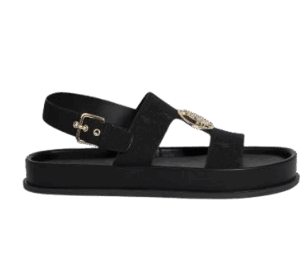 Polo Ladies Moulded Unit Trim Sandal Black