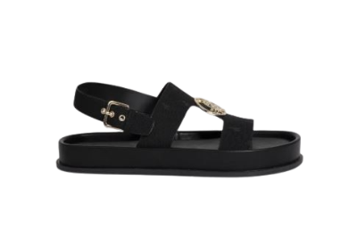 Polo Ladies Moulded Unit Trim Sandal Black