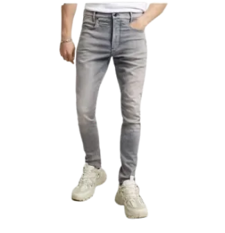 G-Star Raw D-Staq 3D Slim Jean Antic Faded Radium